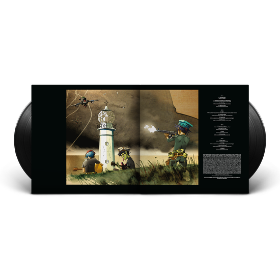 欧2LP Gorillaz Plastic Beach 5099962616614 Plaza Independencia  未開封 /00660 Plastic Beach (2LP Black) | Gorillaz Official Store